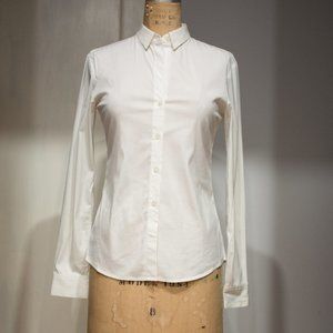 Theory Women's Stretch Oxford Long-Sleeve Button Down